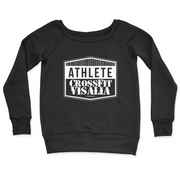 Womens 2X-Large BLACK CrewNeck
