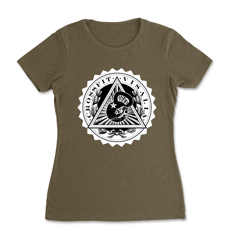 Womens 2X-Large MILITARY_GREEN T-Shirt