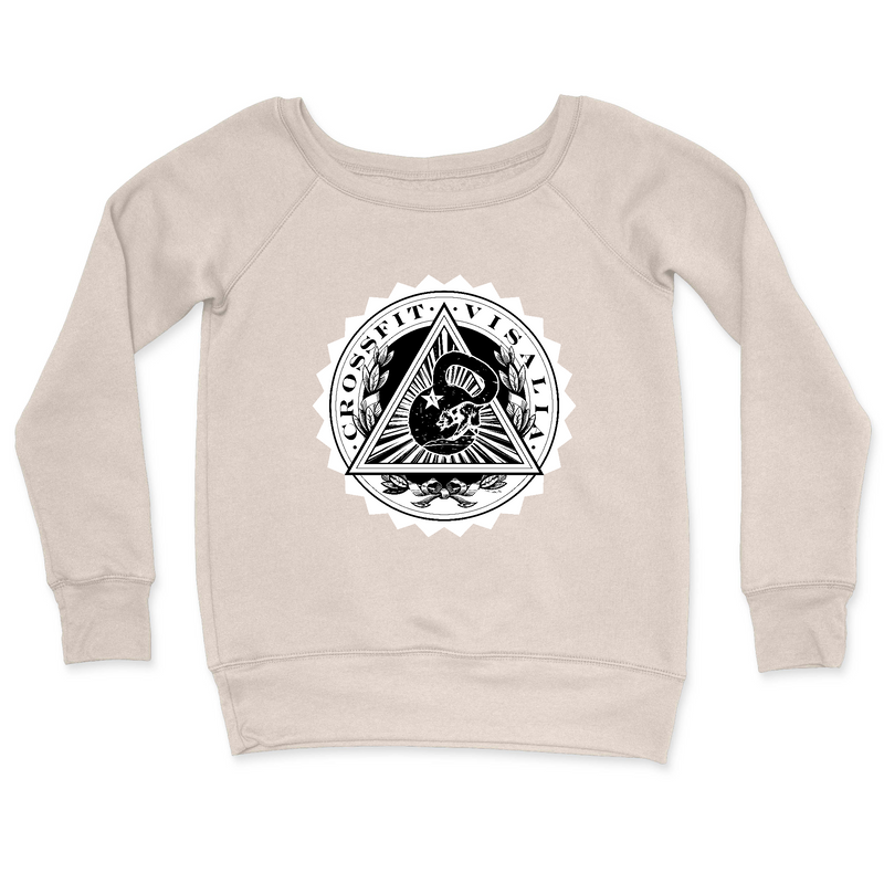 Womens 2X-Large BONE CrewNeck