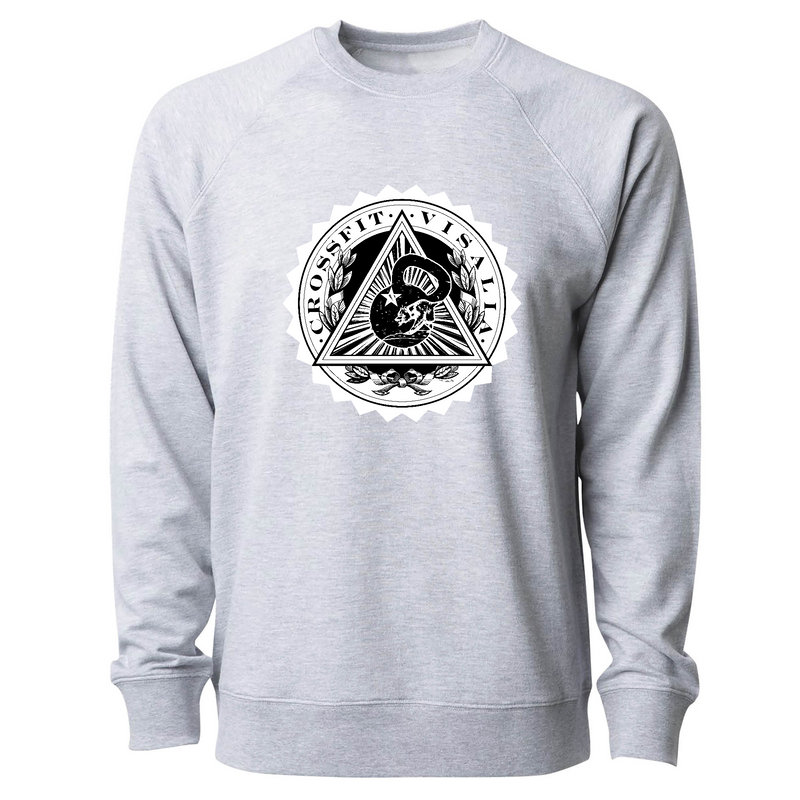 Mens 2X-Large ATHLETIC_HEATHER CrewNeck