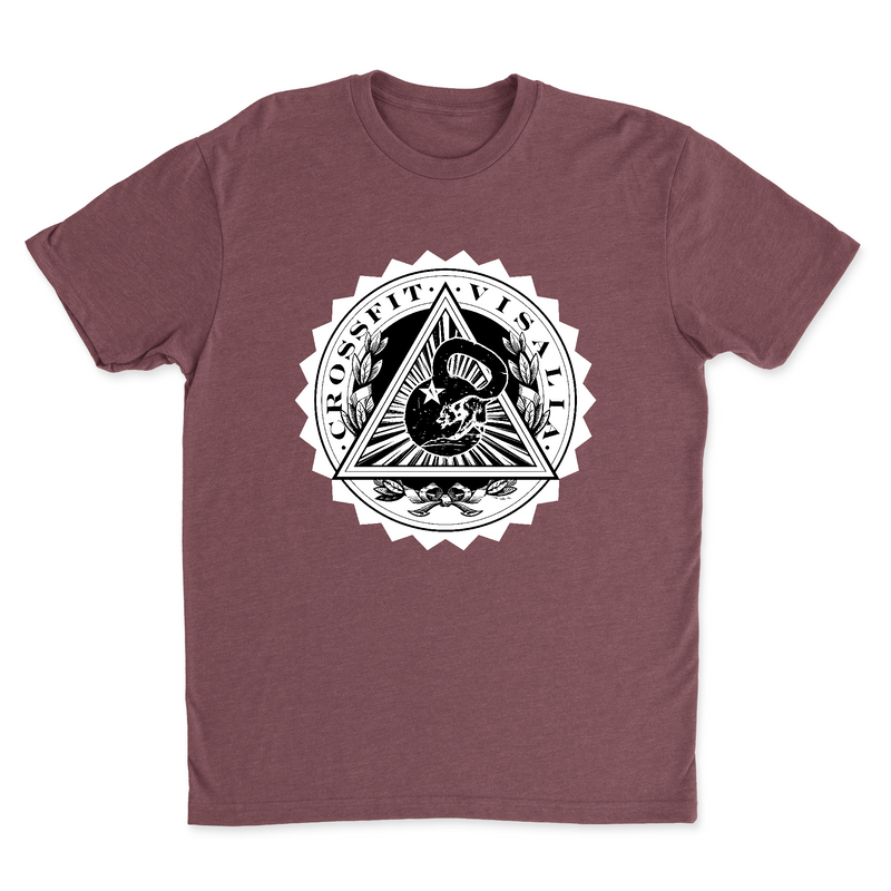 Mens 2X-Large HEATHER_MAROON T-Shirt