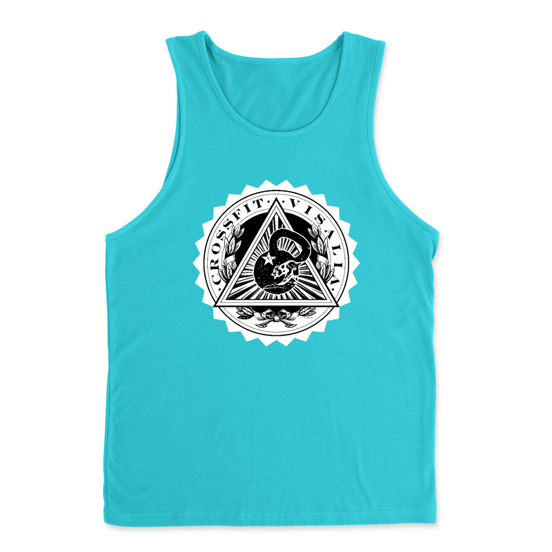 Mens 2X-Large TAHITI_BLUE Tank Top