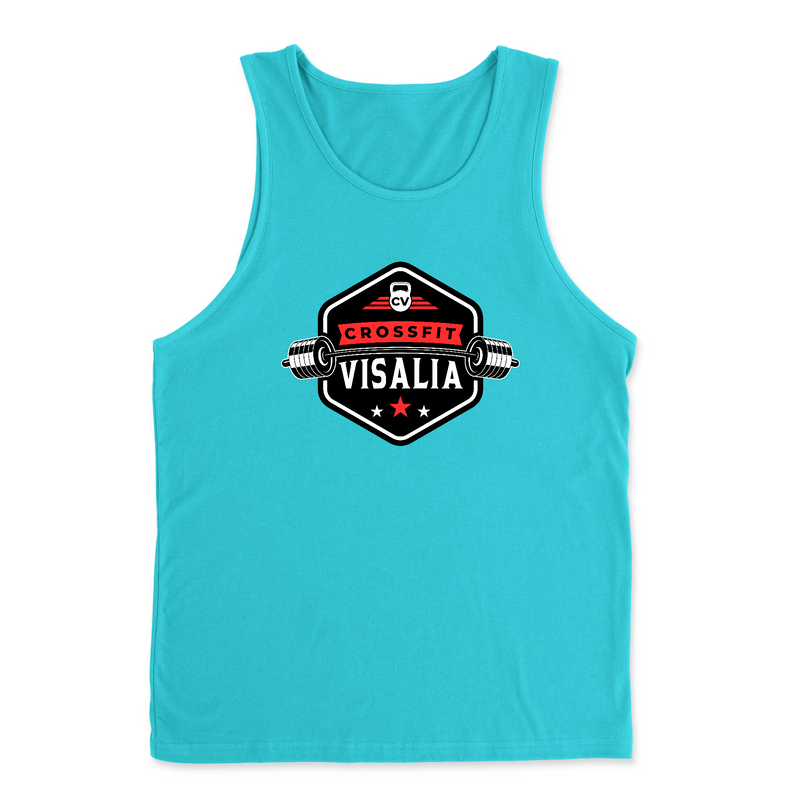 Mens 2X-Large TAHITI_BLUE Tank Top