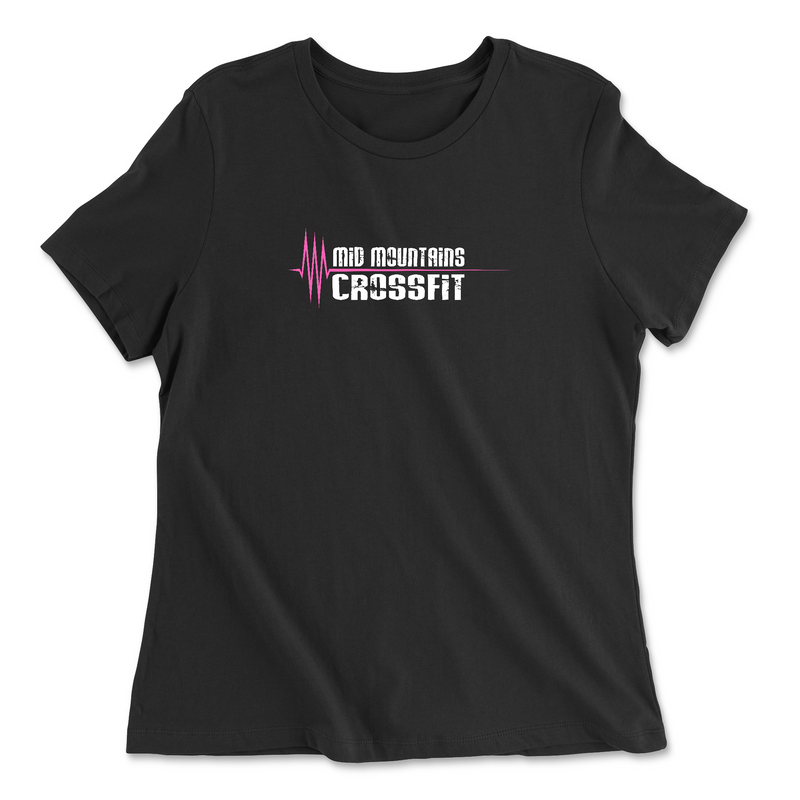 Womens 2X-Large BLACK Relaxed Jersey T-Shirt