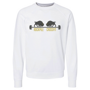 Mens 2X-Large WHITE CrewNeck