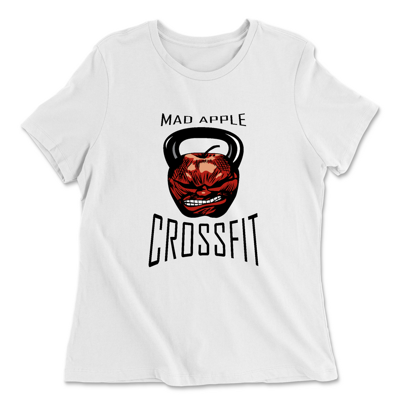 Womens 2X-Large WHITE Relaxed Jersey T-Shirt