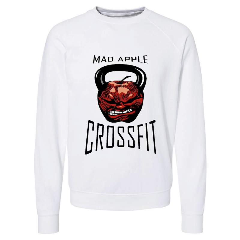 Mens 2X-Large WHITE CrewNeck