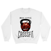 Mens 2X-Large WHITE Midweight Sweatshirt