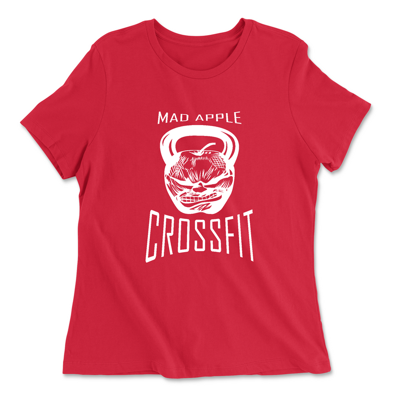 Womens 2X-Large RED Relaxed Jersey T-Shirt