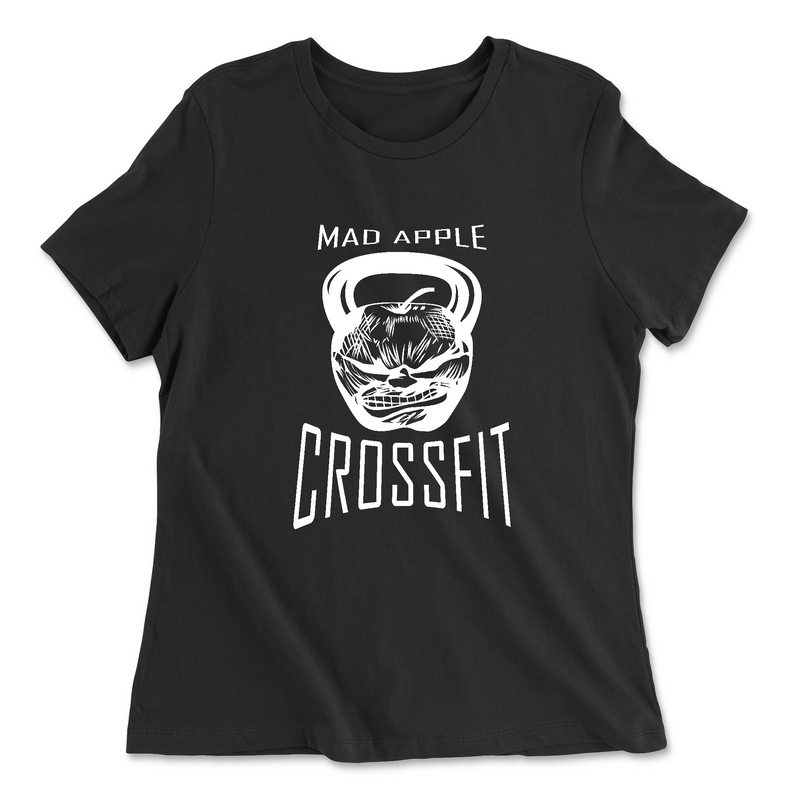 Womens 2X-Large BLACK Relaxed Jersey T-Shirt