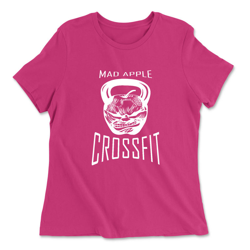 Womens 2X-Large BERRY Relaxed Jersey T-Shirt