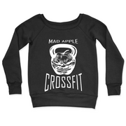 Womens 2X-Large BLACK CrewNeck