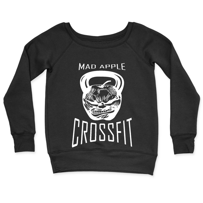 Womens 2X-Large BLACK CrewNeck