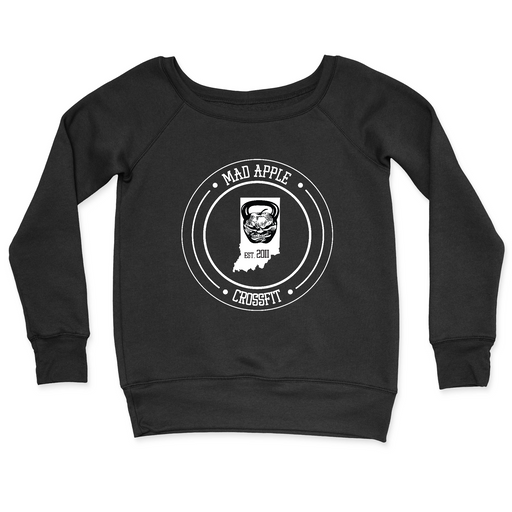 Womens 2X-Large BLACK CrewNeck