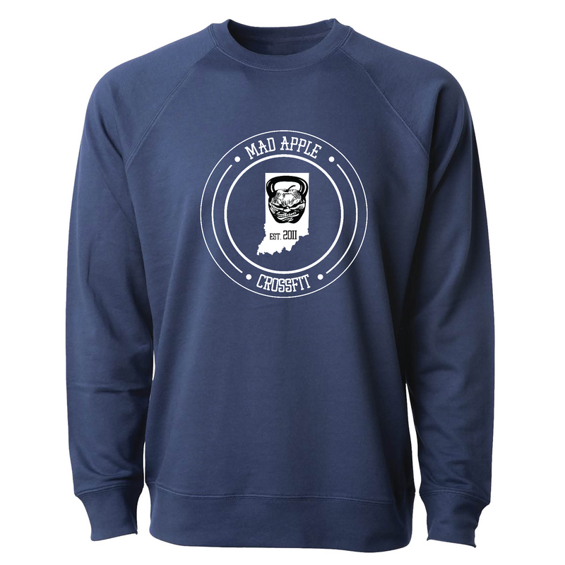 Mens 2X-Large INDIGO CrewNeck