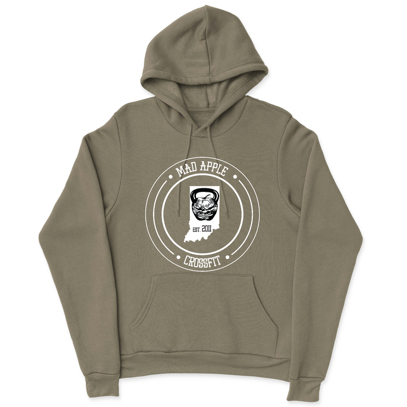 Mens 2X-Large OLIVE Hooded T-Shirt