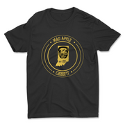 Unisex 2X-Large BLACK Cotton T-Shirt