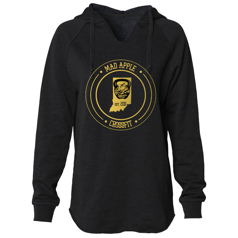 Womens 2X-Large BLACK Hoodie