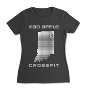 Womens 2X-Large BLACK T-Shirt