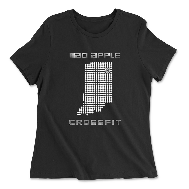 Womens 2X-Large BLACK Relaxed Jersey T-Shirt