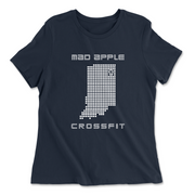 Womens 2X-Large NAVY Relaxed Jersey T-Shirt