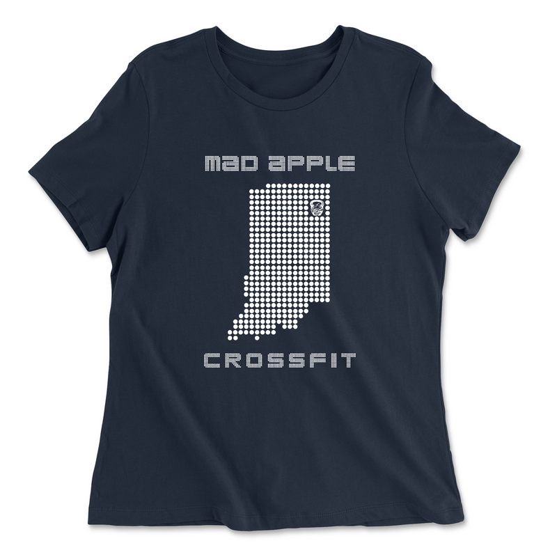 Womens 2X-Large NAVY Relaxed Jersey T-Shirt