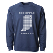 Mens 2X-Large INDIGO CrewNeck