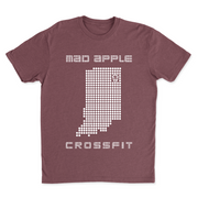 Mens 2X-Large HEATHER_MAROON T-Shirt