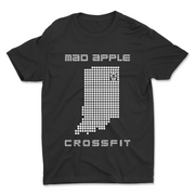 Unisex 2X-Large BLACK Cotton T-Shirt