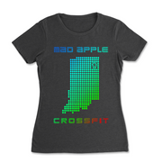 Womens 2X-Large BLACK T-Shirt