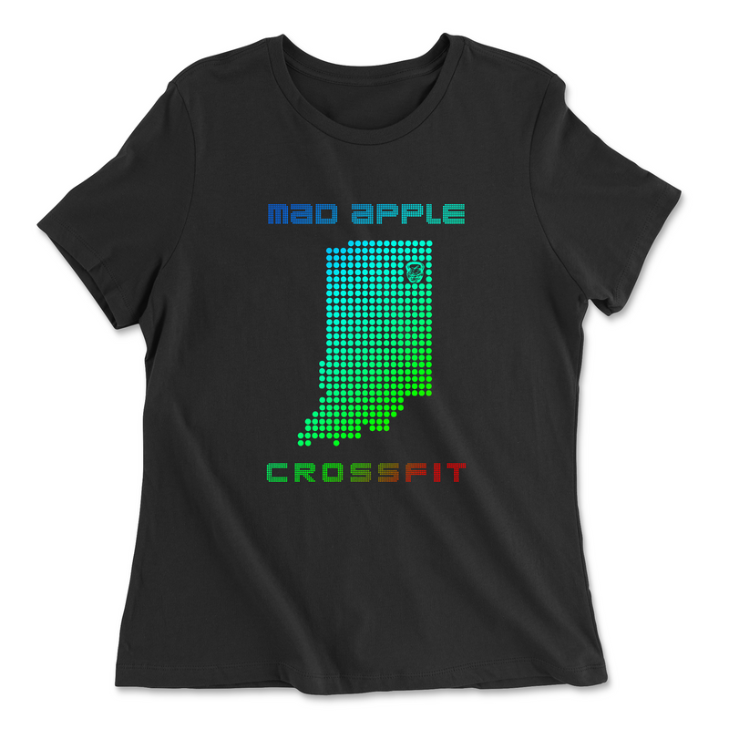 Womens 2X-Large BLACK Relaxed Jersey T-Shirt