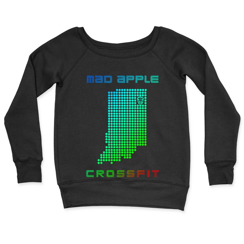 Womens 2X-Large BLACK CrewNeck