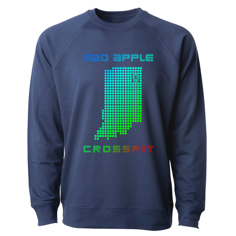 Mens 2X-Large INDIGO CrewNeck