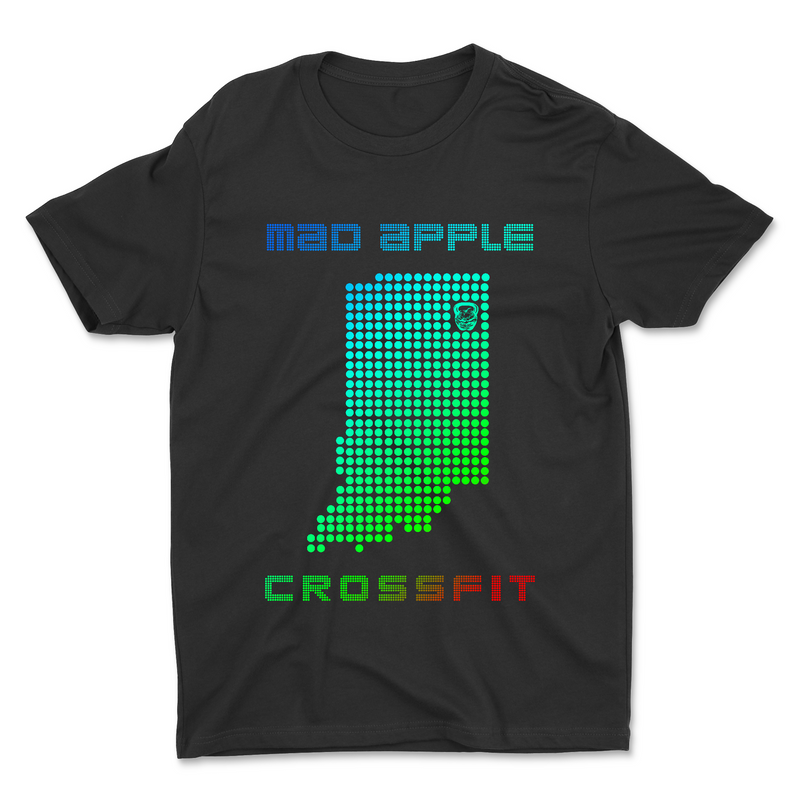 Unisex 2X-Large BLACK Cotton T-Shirt