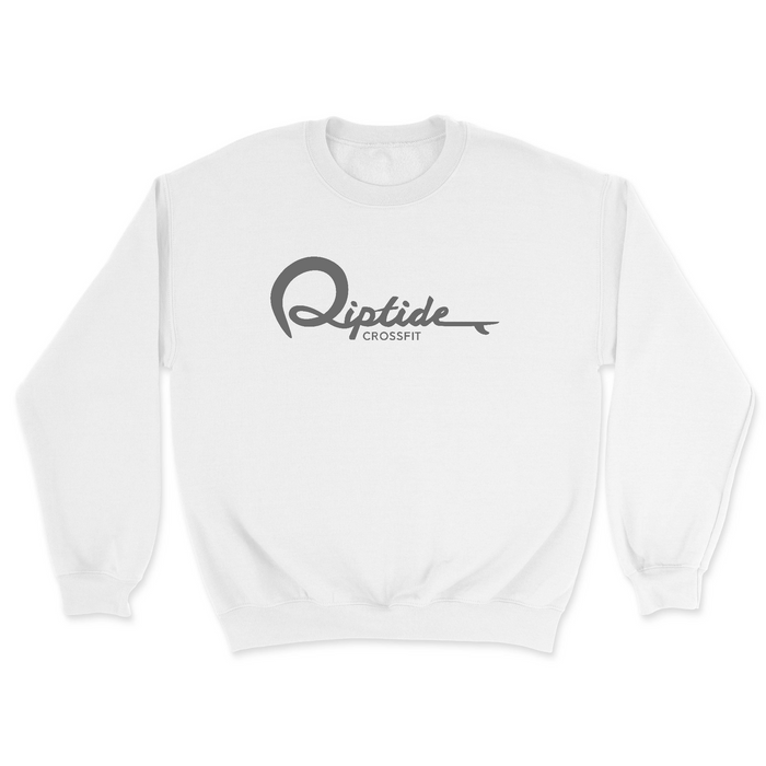 Mens 2X-Large WHITE Midweight Sweatshirt