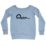 Womens 2X-Large MISTY_BLUE CrewNeck