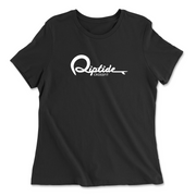 Womens 2X-Large BLACK Relaxed Jersey T-Shirt