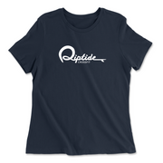 Womens 2X-Large NAVY Relaxed Jersey T-Shirt