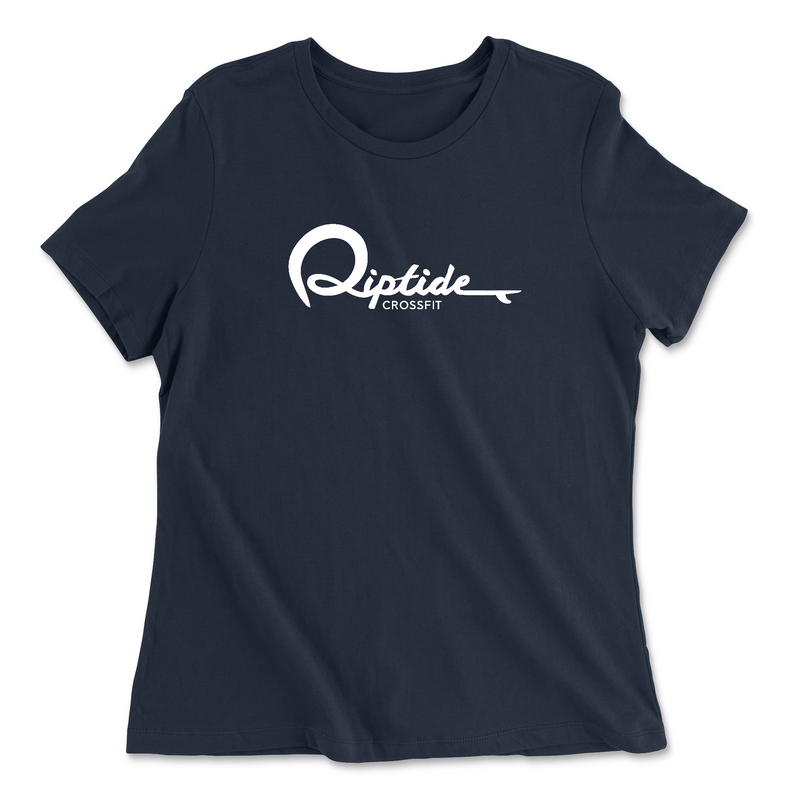 Womens 2X-Large NAVY Relaxed Jersey T-Shirt