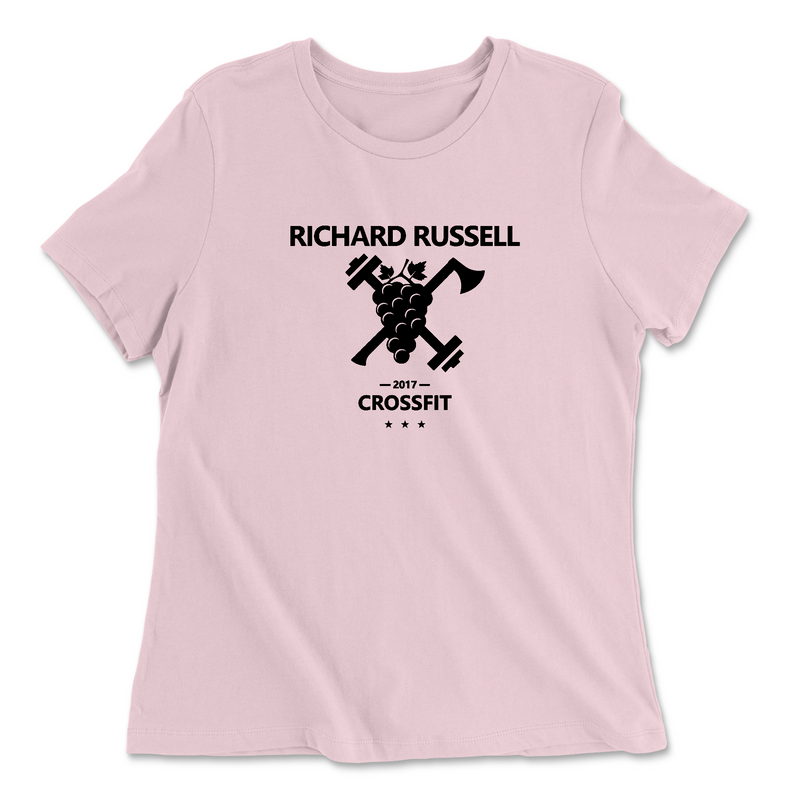 Womens 2X-Large PINK Relaxed Jersey T-Shirt