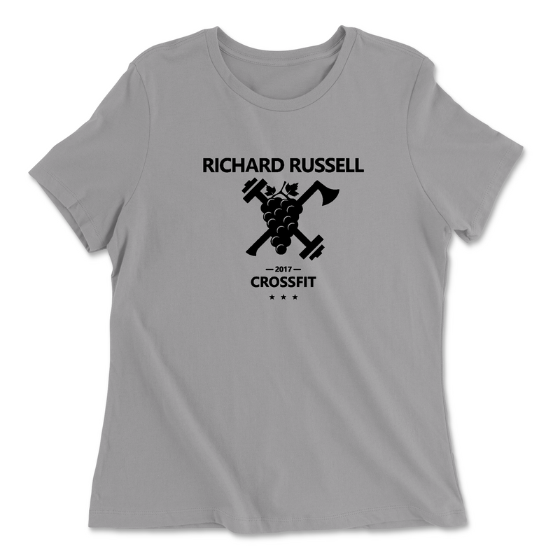 Womens 2X-Large SOLID_ATHETIC_GREY Relaxed Jersey T-Shirt