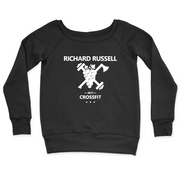 Womens 2X-Large BLACK CrewNeck