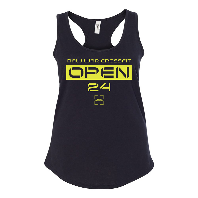 Womens 2X-Large BLACK Tank Top (Front Print Only)
