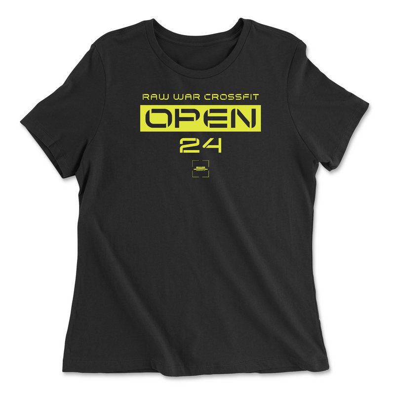Womens 2X-Large BLACK Relaxed Jersey T-Shirt