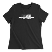 Womens 2X-Large BLACK Relaxed Jersey T-Shirt