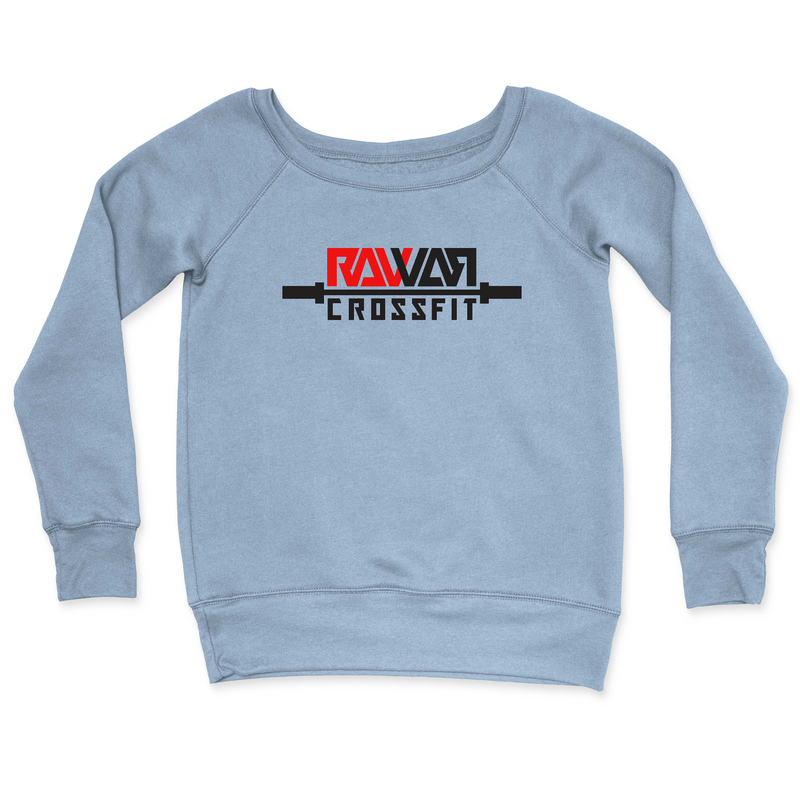 Womens 2X-Large MISTY_BLUE CrewNeck