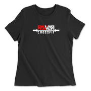 Womens 2X-Large BLACK Relaxed Jersey T-Shirt