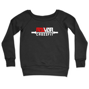 Womens 2X-Large BLACK CrewNeck