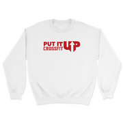 Mens 2X-Large WHITE Midweight Sweatshirt
