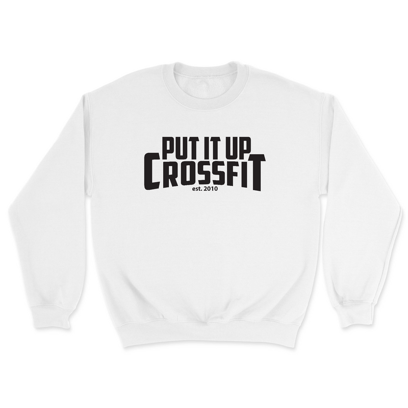 Mens 2X-Large WHITE Midweight Sweatshirt